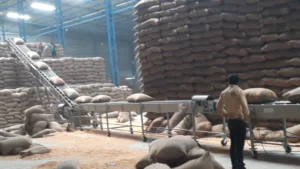 Bag Stacker with horizontal mover