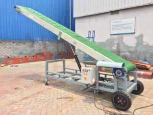 Loader with PVC belt